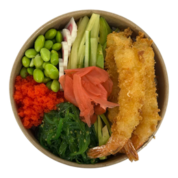 Bowl z krewetką w tempurze