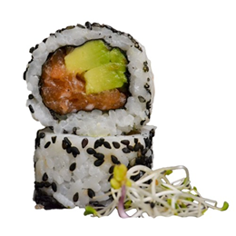 Uramaki łosoś - 8 szt.